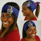 Les Grenadiers Haiti Football Neck Gaiter 2026 Nou Retounen Blue Version - African Pride