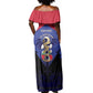 Personalized Les Grenadiers Haiti Football Off Shoulder Maxi Dress 2026 Nou Retounen Blue Version - African Pride