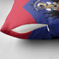 Les Grenadiers Haiti Football Pillow Cover 2026 Nou Retounen Blue Version