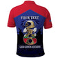 Personalized Les Grenadiers Haiti Football Polo Shirt 2026 Nou Retounen Blue Version LT14