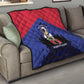 Les Grenadiers Haiti Football Quilt 2026 Nou Retounen Blue Version - African Pride