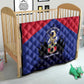 Les Grenadiers Haiti Football Quilt 2026 Nou Retounen Blue Version - African Pride