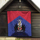 Les Grenadiers Haiti Football Quilt 2026 Nou Retounen Blue Version - African Pride