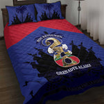 Les Grenadiers Haiti Football Quilt Bed Set 2026 Nou Retounen Blue Version - African Pride