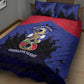 Les Grenadiers Haiti Football Quilt Bed Set 2026 Nou Retounen Blue Version - African Pride
