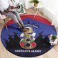 Les Grenadiers Haiti Football Round Carpet 2026 Nou Retounen Blue Version - African Pride