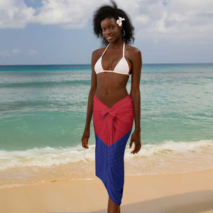Les Grenadiers Haiti Football Sarong 2026 Nou Retounen Blue Version - African Pride