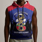 Personalized Les Grenadiers Haiti Football Sleeveless Hoodie 2026 Nou Retounen Blue Version - African Pride