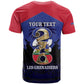 Personalized Les Grenadiers Haiti Football T shirt 2026 Nou Retounen Blue Version LT14