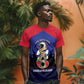 Personalized Les Grenadiers Haiti Football T shirt 2026 Nou Retounen Blue Version LT14