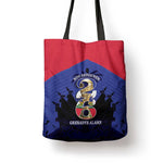 Les Grenadiers Haiti Football Tote Bag 2026 Nou Retounen Blue Version