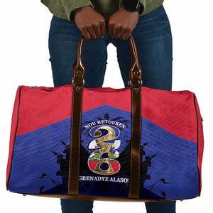 Les Grenadiers Haiti Football Travel Bag 2026 Nou Retounen Blue Version