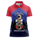 Personalized Les Grenadiers Haiti Football Women Polo Shirt 2026 Nou Retounen Blue Version - African Pride