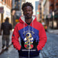 Personalized Les Grenadiers Haiti Football Zip Hoodie 2026 Nou Retounen Blue Version - African Pride