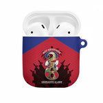 Les Grenadiers Haiti Football AirPods Case 2026 Nou Retounen Red Version