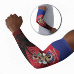 Personalized Les Grenadiers Haiti Football Arm Sleeves 2026 Nou Retounen Red Version