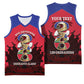 Personalized Les Grenadiers Haiti Football Basketball Jersey 2026 Nou Retounen Red Version - African Pride