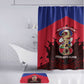 Les Grenadiers Haiti Football Bathroom Set 2026 Nou Retounen Red Version