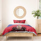 Les Grenadiers Haiti Football Bedding Set 2026 Nou Retounen Red Version - African Pride