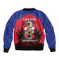 Personalized Les Grenadiers Haiti Football Bomber Jacket 2026 Nou Retounen Red Version - African Pride