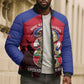Personalized Les Grenadiers Haiti Football Bomber Puffer Jacket 2026 Nou Retounen Red Version