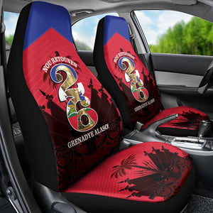 Les Grenadiers Haiti Football Car Seat Cover 2026 Nou Retounen Red Version - African Pride