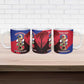 Personalized Les Grenadiers Haiti Football Ceramic Mug 2026 Nou Retounen Red Version