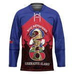 Personalized Les Grenadiers Haiti Football Hockey Jersey 2026 Nou Retounen Red Version