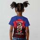 Personalized Les Grenadiers Haiti Football Kid T shirt 2026 Nou Retounen Red Version - African Pride