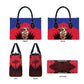 Les Grenadiers Haiti Football Leather Bag 2026 Nou Retounen Red Version