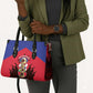 Les Grenadiers Haiti Football Leather Bag 2026 Nou Retounen Red Version