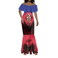 Personalized Les Grenadiers Haiti Football Mermaid Dress 2026 Nou Retounen Red Version - African Pride