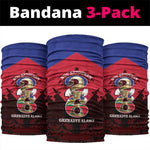 Les Grenadiers Haiti Football Neck Gaiter 2026 Nou Retounen Red Version - African Pride