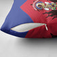 Les Grenadiers Haiti Football Pillow Cover 2026 Nou Retounen Red Version
