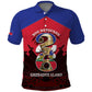 Personalized Les Grenadiers Haiti Football Polo Shirt 2026 Nou Retounen Red Version LT14