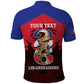 Personalized Les Grenadiers Haiti Football Polo Shirt 2026 Nou Retounen Red Version LT14