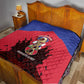 Les Grenadiers Haiti Football Quilt 2026 Nou Retounen Red Version - African Pride
