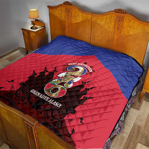 Les Grenadiers Haiti Football Quilt 2026 Nou Retounen Red Version - African Pride