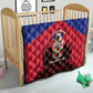 Les Grenadiers Haiti Football Quilt 2026 Nou Retounen Red Version - African Pride