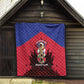 Les Grenadiers Haiti Football Quilt 2026 Nou Retounen Red Version - African Pride