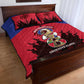 Les Grenadiers Haiti Football Quilt Bed Set 2026 Nou Retounen Red Version - African Pride