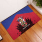 Les Grenadiers Haiti Football Rubber Doormat 2026 Nou Retounen Red Version - African Pride