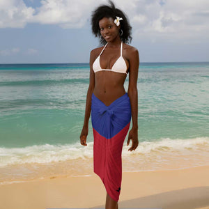Les Grenadiers Haiti Football Sarong 2026 Nou Retounen Red Version - African Pride