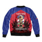 Personalized Les Grenadiers Haiti Football Sleeve Zip Bomber Jacket 2026 Nou Retounen Red Version - African Pride