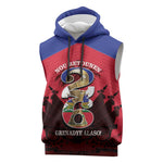 Personalized Les Grenadiers Haiti Football Sleeveless Hoodie 2026 Nou Retounen Red Version - African Pride