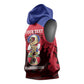Personalized Les Grenadiers Haiti Football Sleeveless Hoodie 2026 Nou Retounen Red Version - African Pride