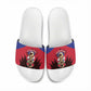 Les Grenadiers Haiti Football Slide Sandals 2026 Nou Retounen Red Version