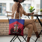 Les Grenadiers Haiti Football Tote Bag 2026 Nou Retounen Red Version