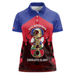Personalized Les Grenadiers Haiti Football Women Polo Shirt 2026 Nou Retounen Red Version - African Pride