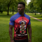 Personalized Les Grenadiers Haiti Football Zipper Polo Shirt 2026 Nou Retounen Red Version